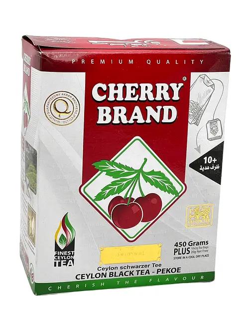 Чорний цейлонський чай з ароматом вишні Akbar Do Ghazal tea Cherry Brand 450г