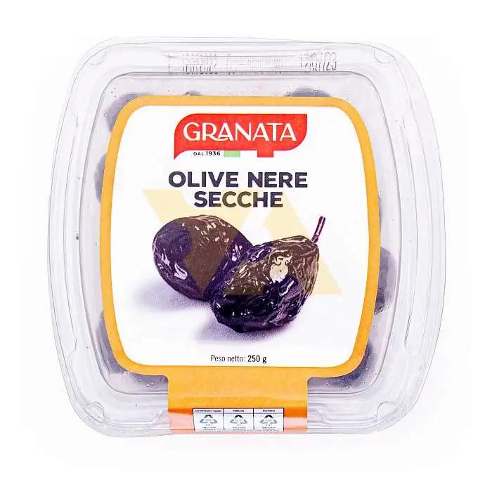 Маслини в’ялені  в сонячниковому  маслі GRANATA 250 гр