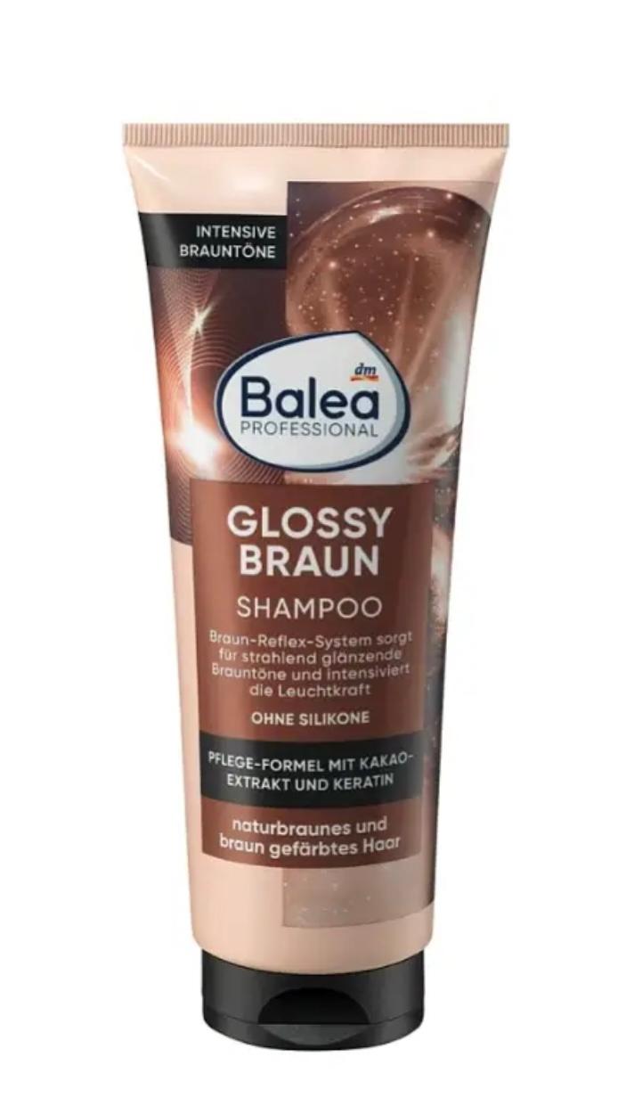 Шампунь для брюнеток Balea Professional Glossy Braun Shampoo 250 мл