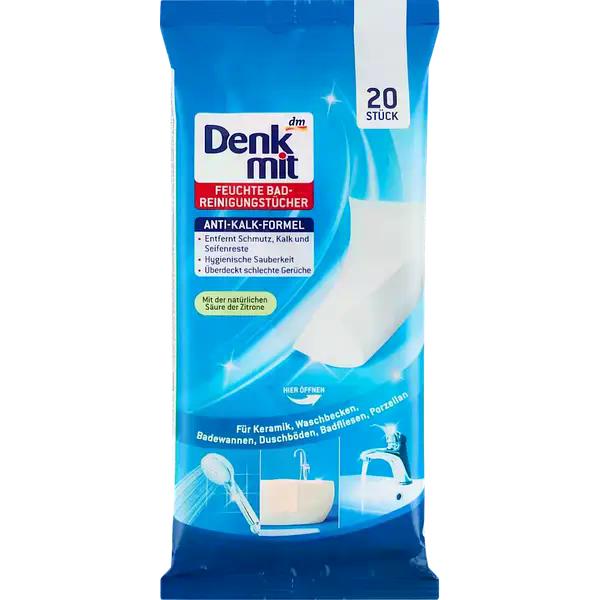 Серветки вологі для прибирання ванних кімнат Denk Mit 20 шт