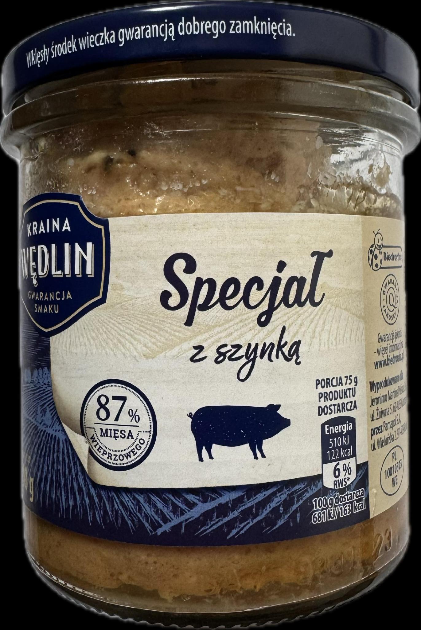 Тушонка спеціальна свиняча Kraina Wedlin Special z Szynka 300 г