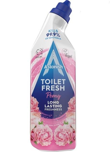 Гель Astonish для чищення туалету з ароматом півонії 750 мл