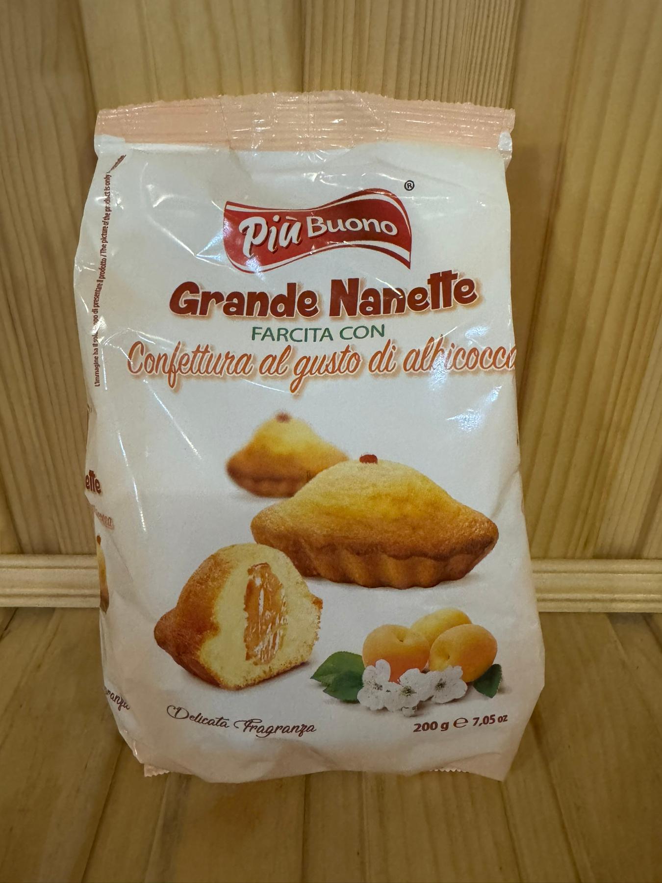 Кекси Piu Buono Gran Nanette з абрикосом 200 гр