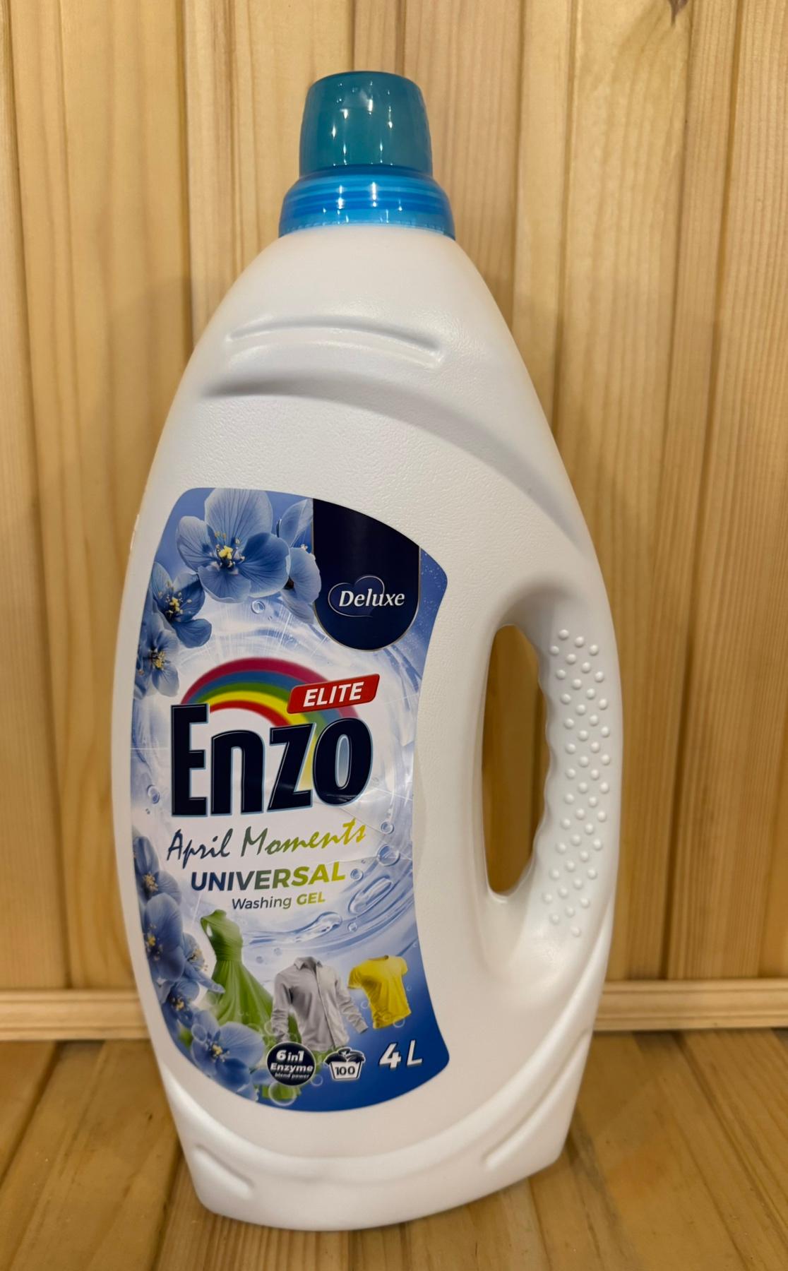 Гель для прання Deluxe Enzo 100 пp 4 л ELITE APRIL Universal