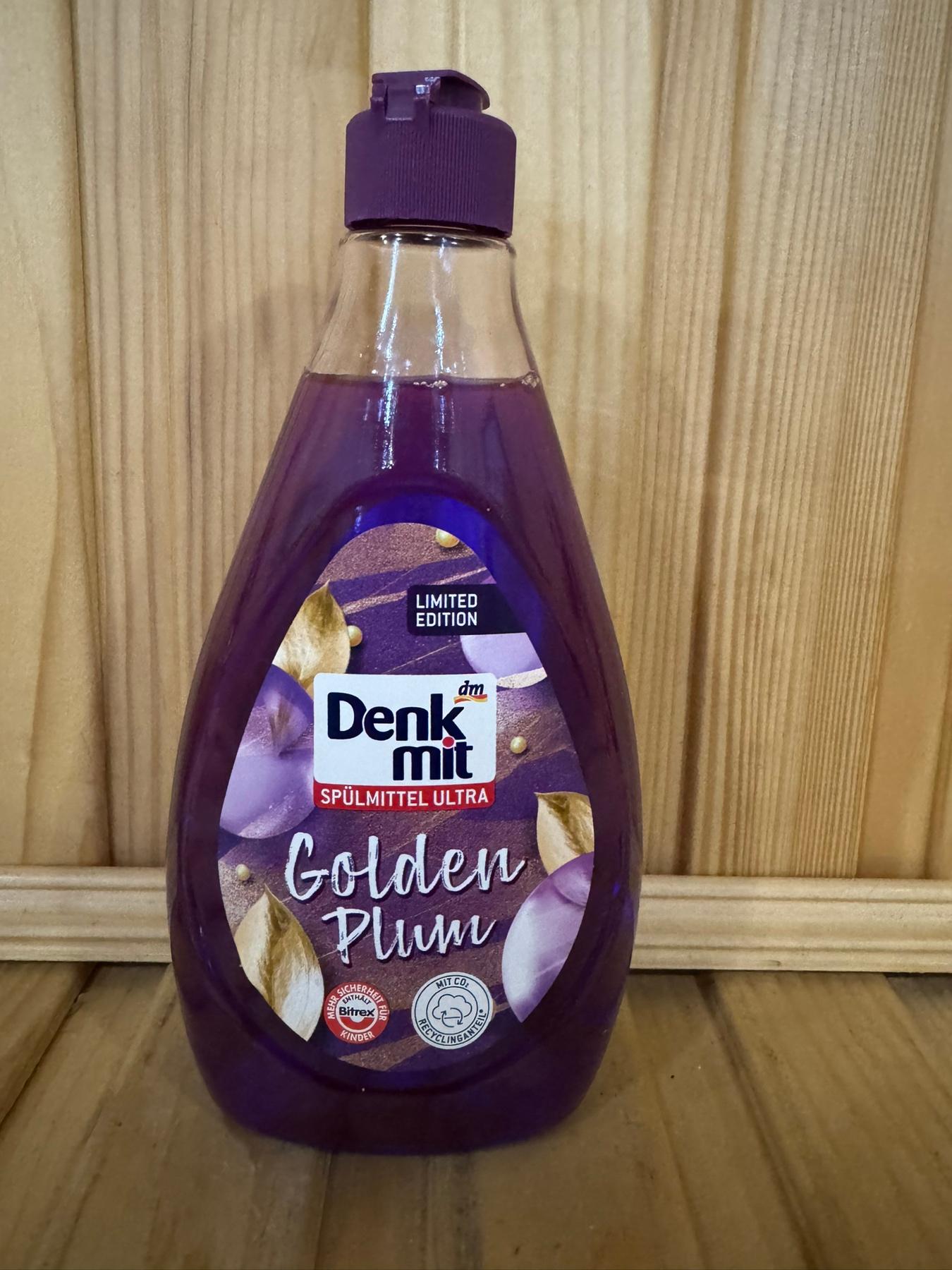 Засіб для миття посуду з ароматом золотоі сливи Denkmit Spülmittel Ultra Golden Plum 500 мл