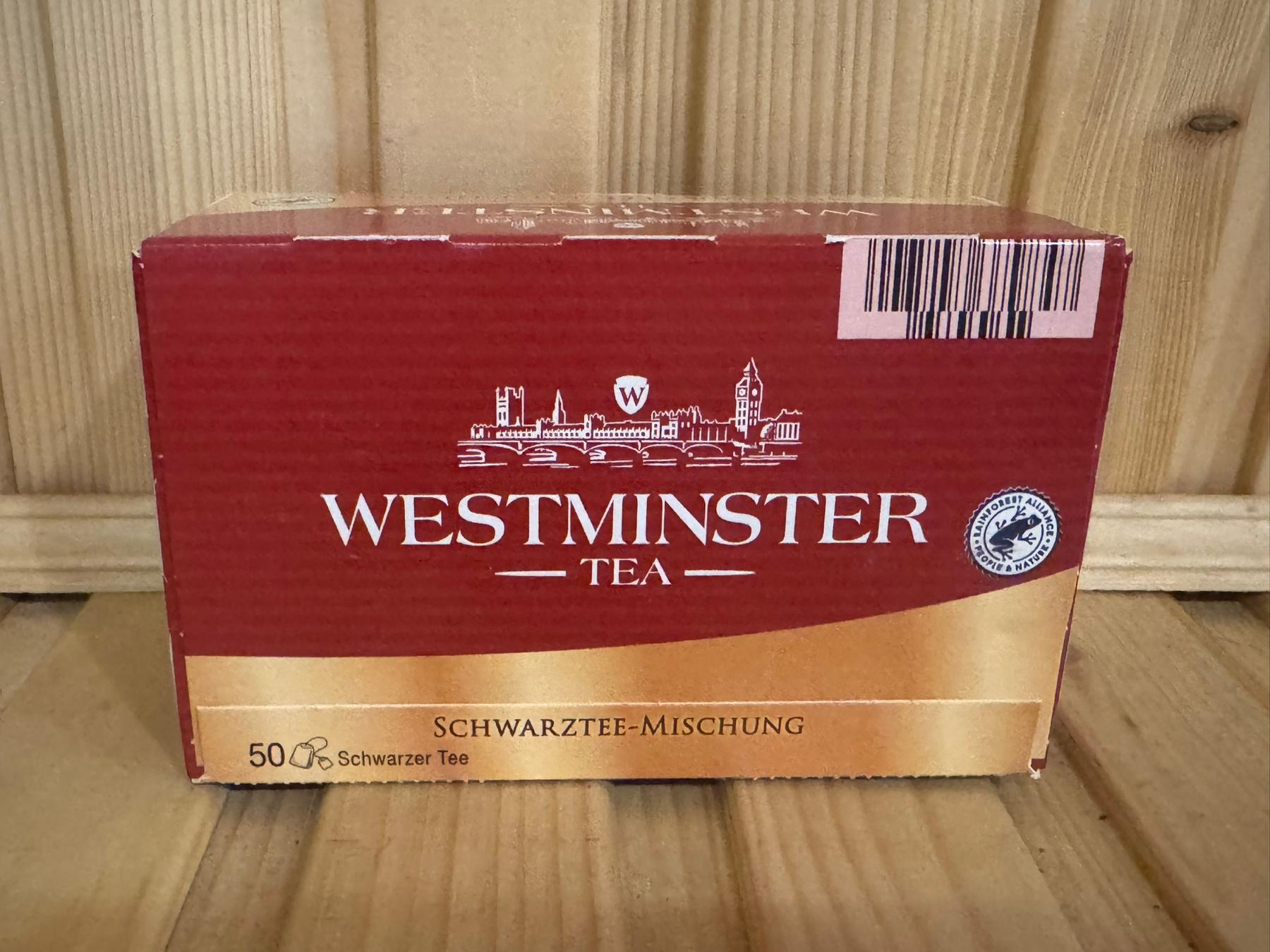 Чай чорний в пакетах Westminster 50 пак.