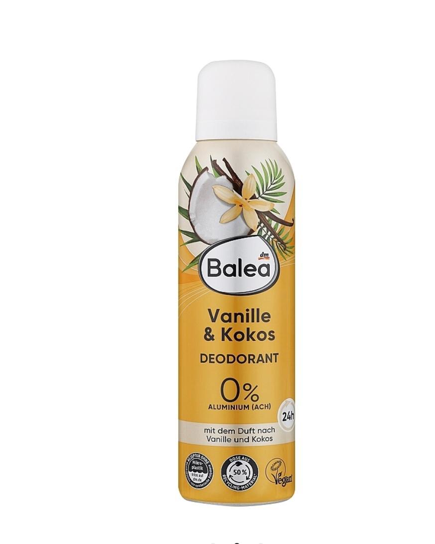 Дезодорант-спрей Ваніль і кокос Balea Vanilla & Coconut Deodorant Spray 200ml