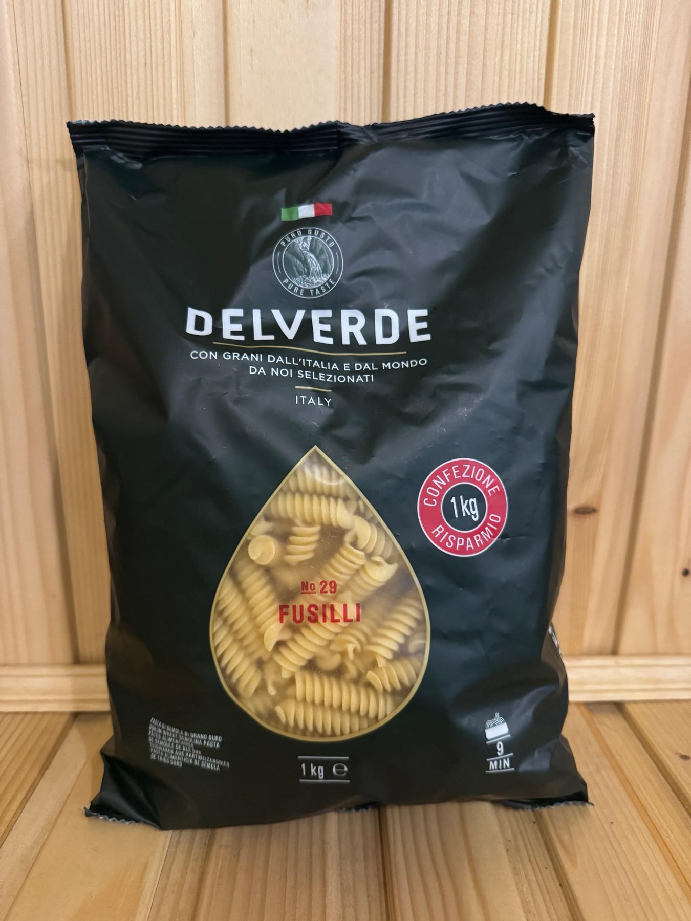 Макарони спіральки Delverde 29 FUSILLI 1 кг