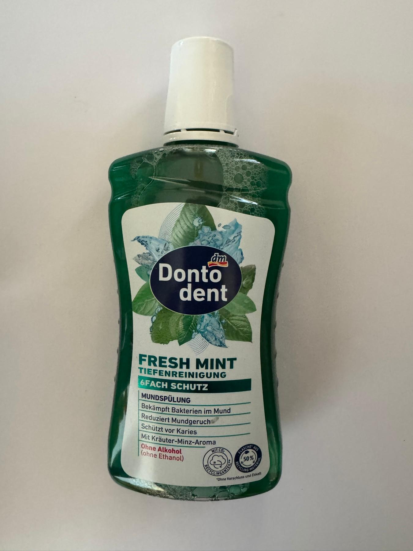 Ополіскувач для ротової порожнини Dontodent зі свіжою м'ятою 500мл