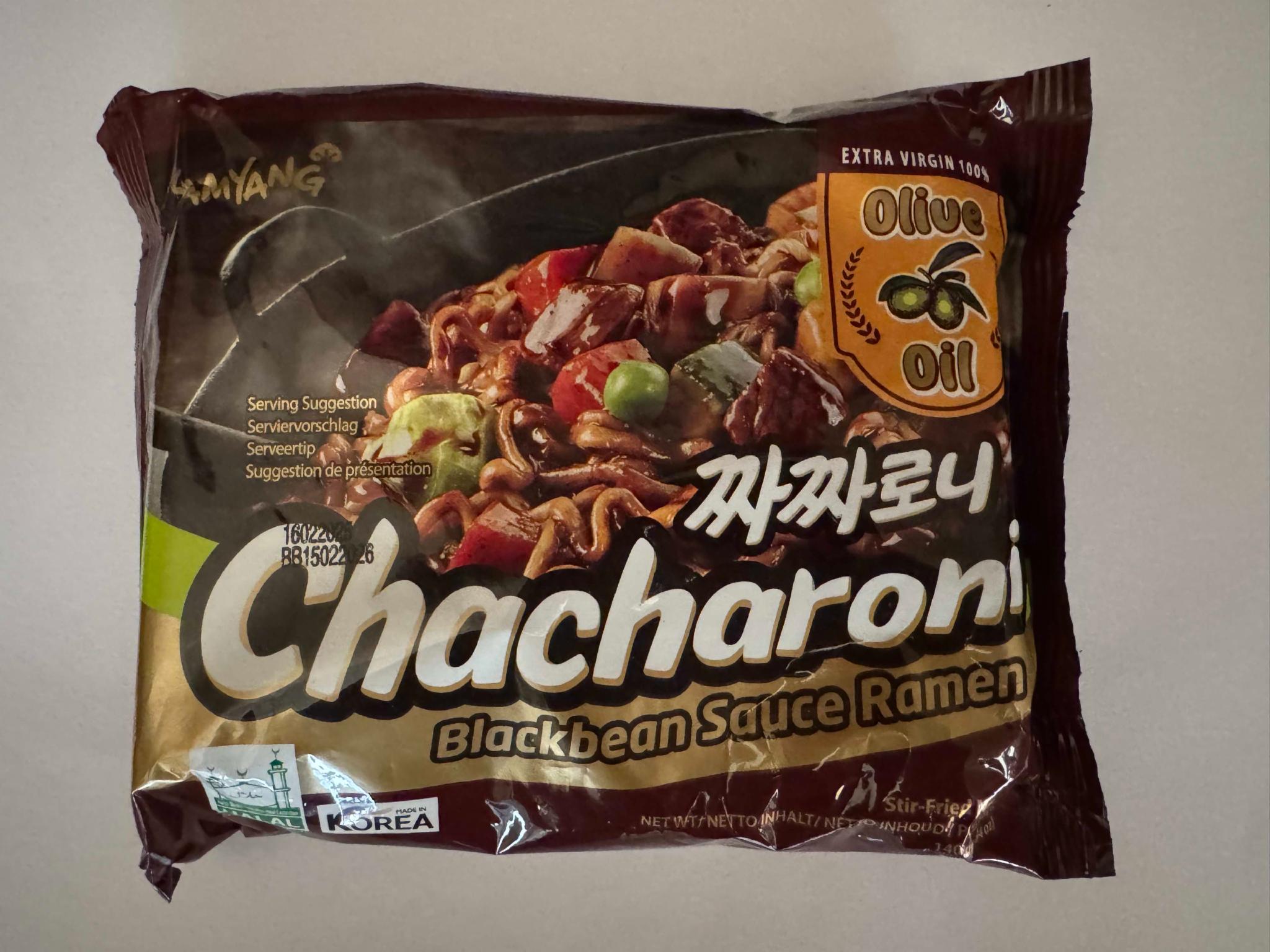 Корейська лапша Чачароні з соусом чаджан 140 гр