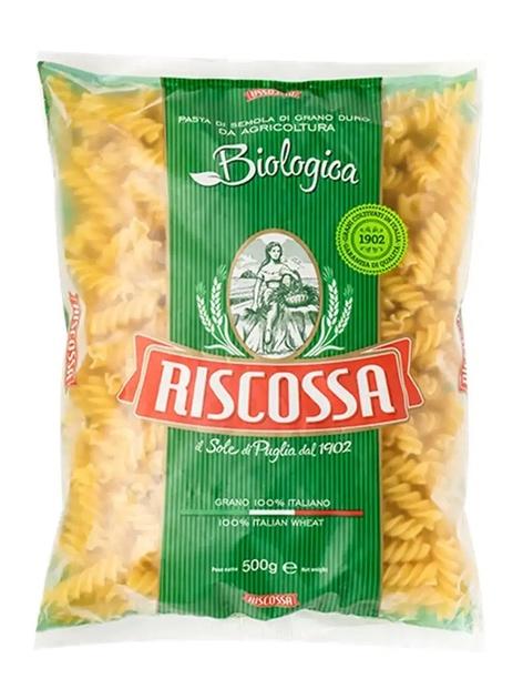 Макарони Riscossa 50 Spirali Biologica 100% органічні 500гр
