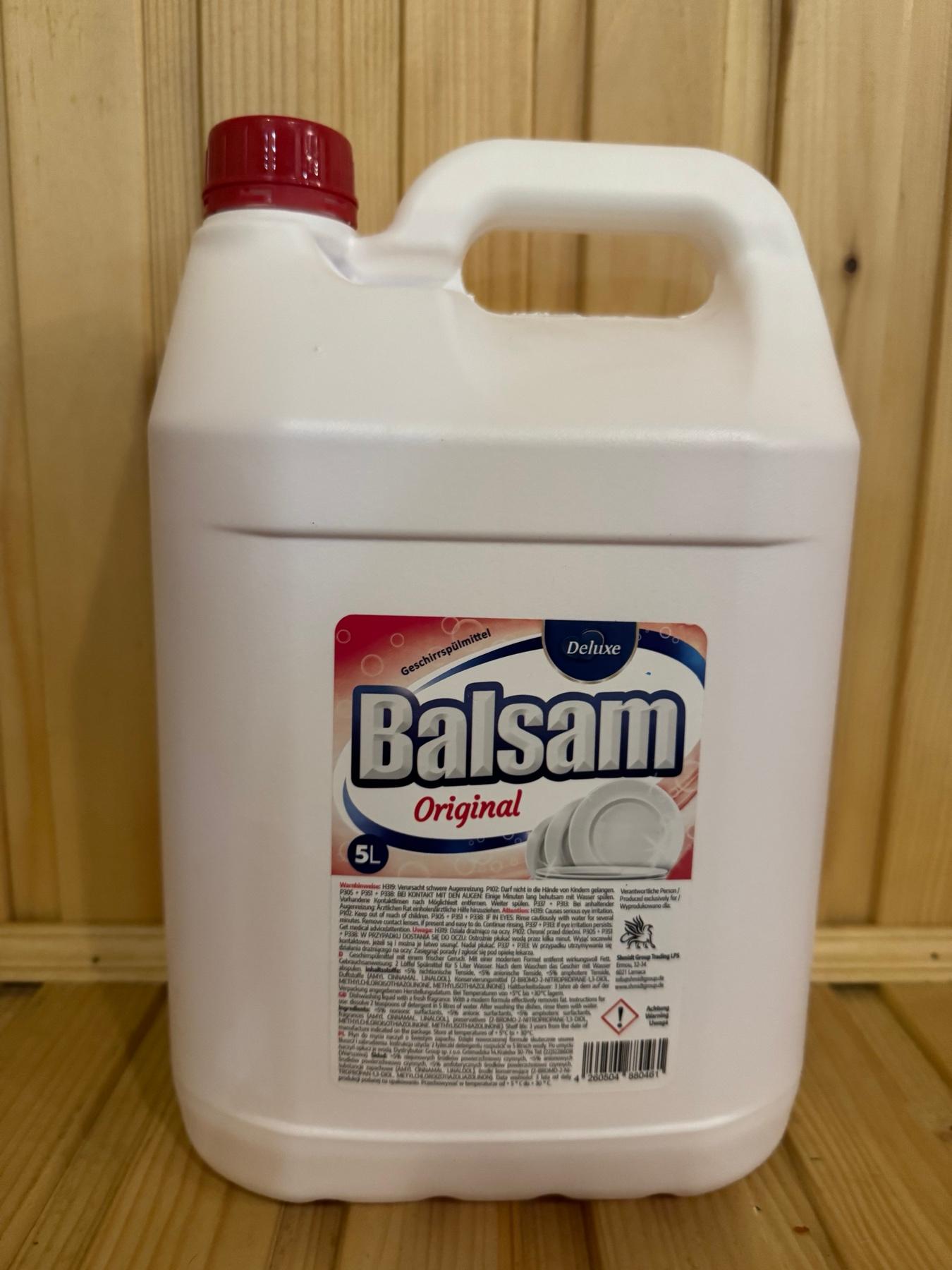 Засіб для миття посуду Deluxe Balsam Original 5 л