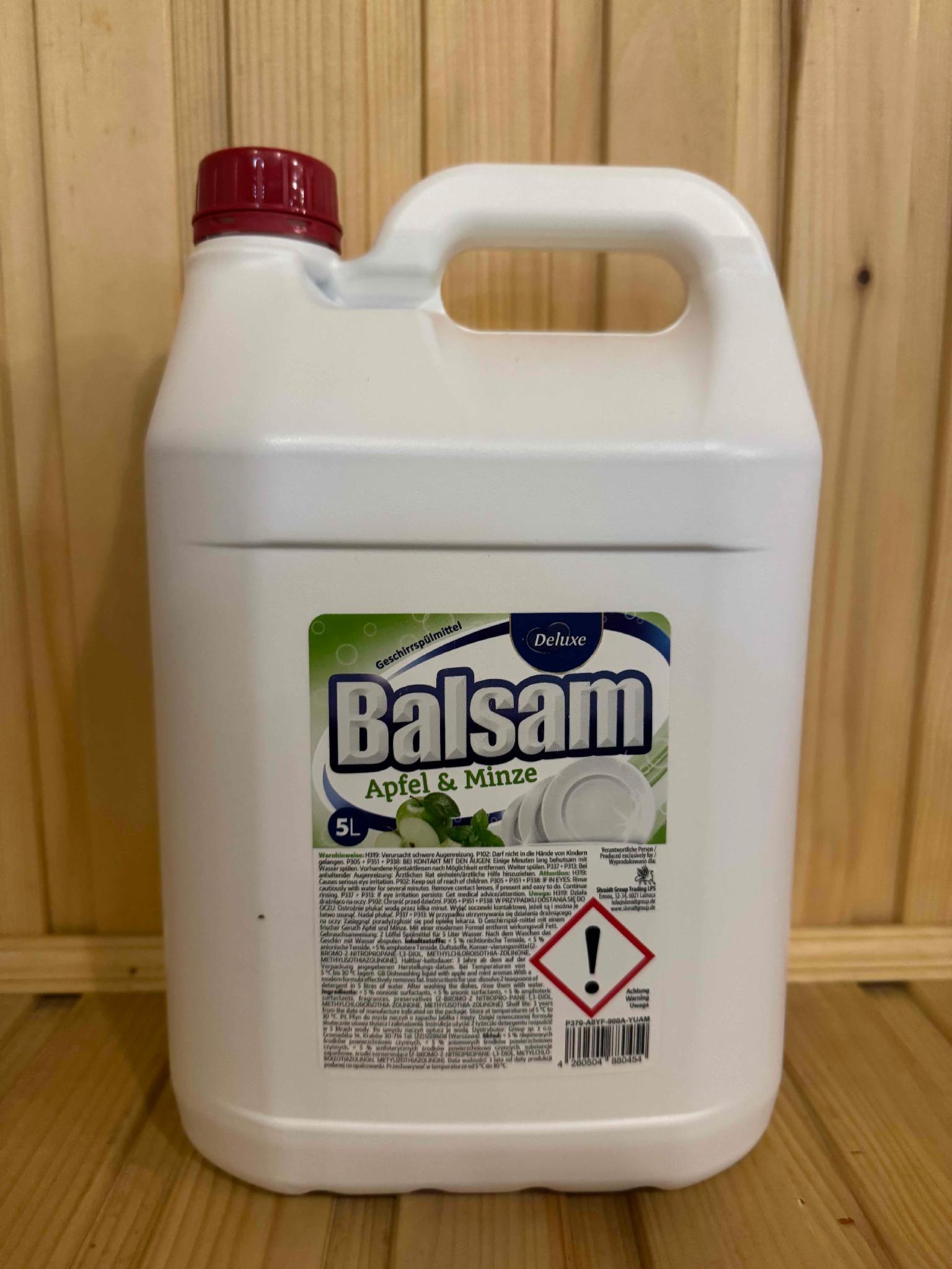 Засіб для миття посуду Deluxe Balsam Apfel & Minze 5 л