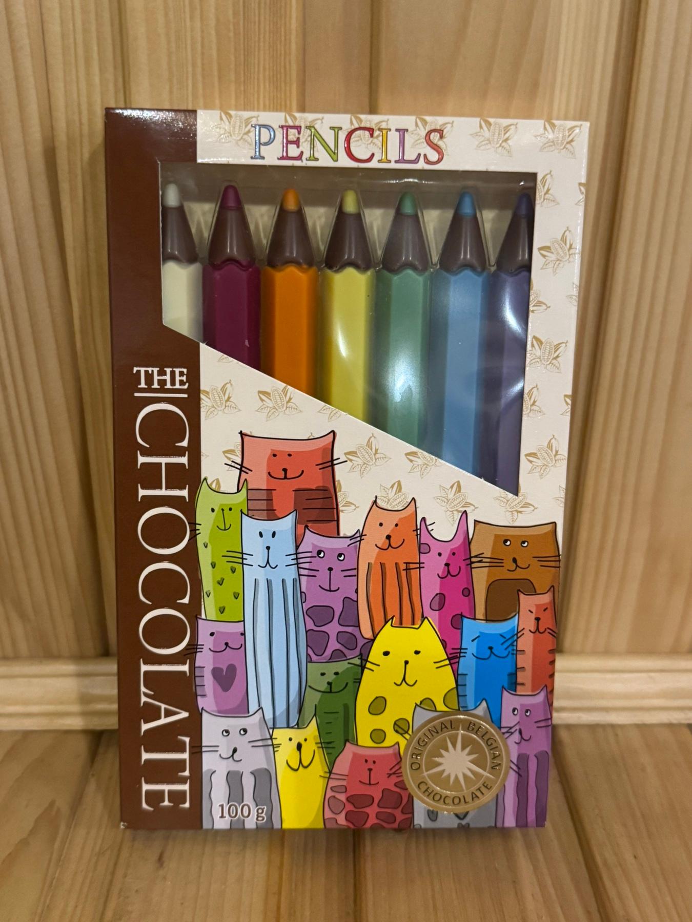 Шоколадні олівці котики The chocolate 100 гр