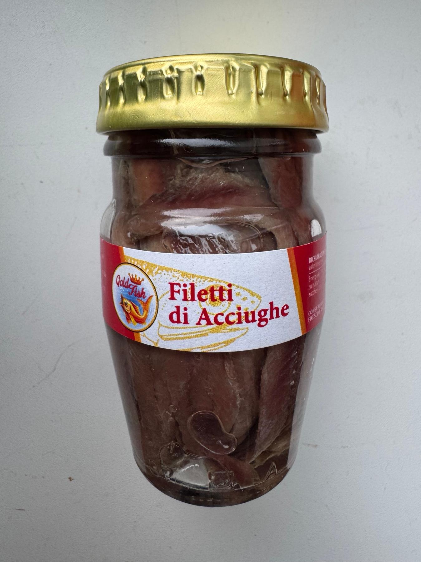 Філе анчоусів Sbuccina Filetti di Acciughe скло 80 гр