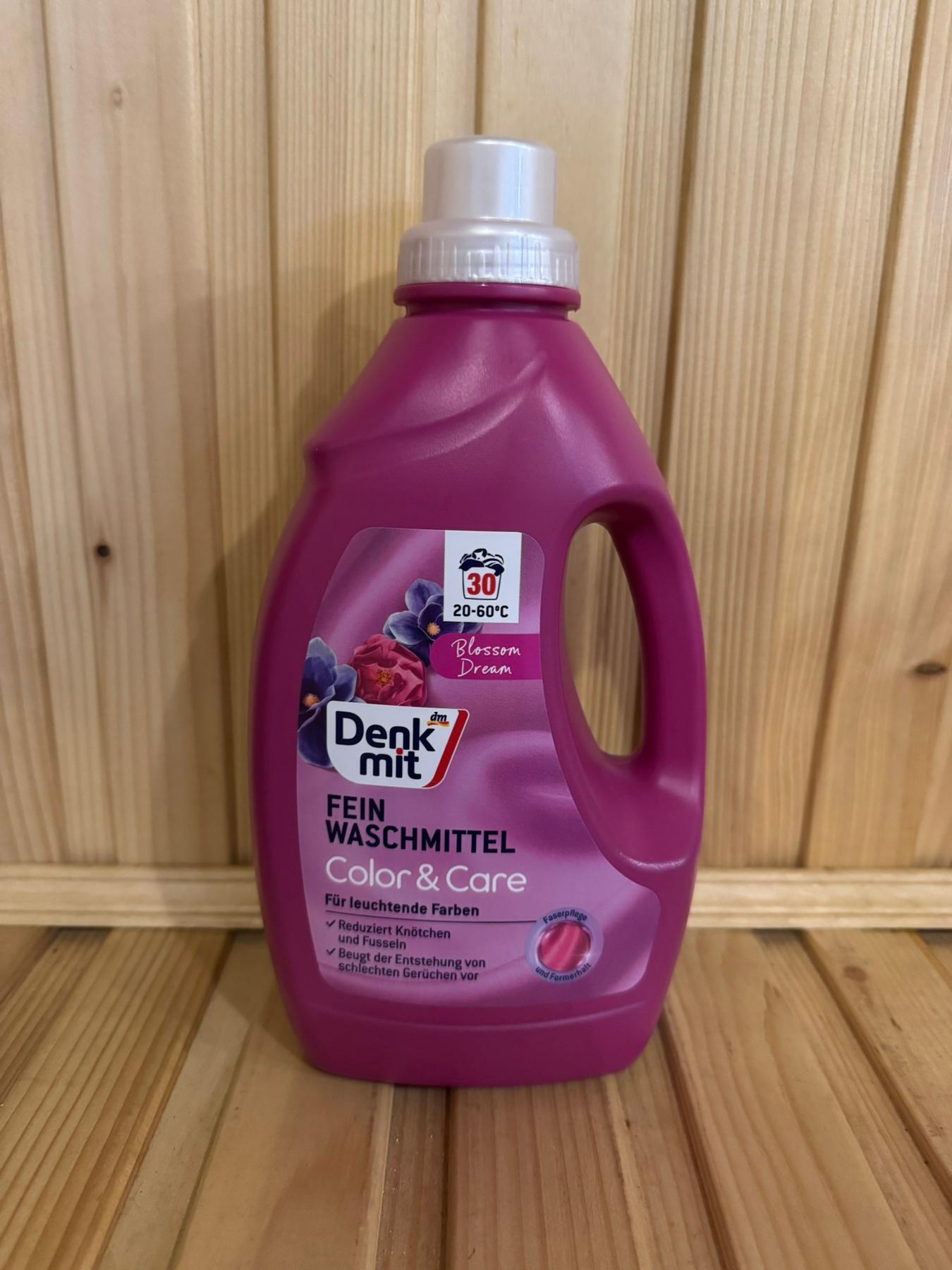 Гель для прання DenkMit Color & Care для делікатних речей 20 прань 1500 мл