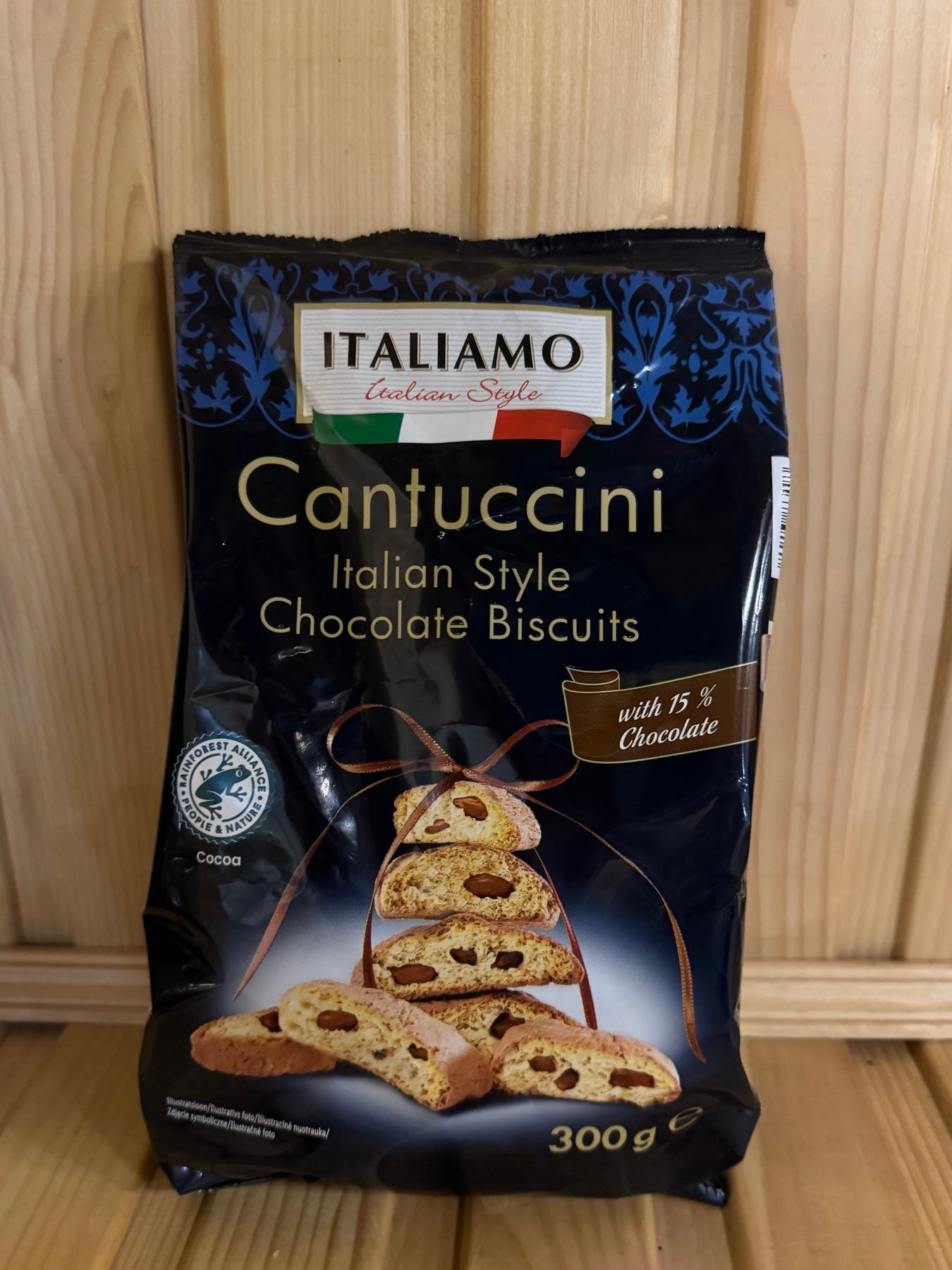 Печиво Кантучіні IItaliamo Cantuccini Chocolate Biscuits 300 гр