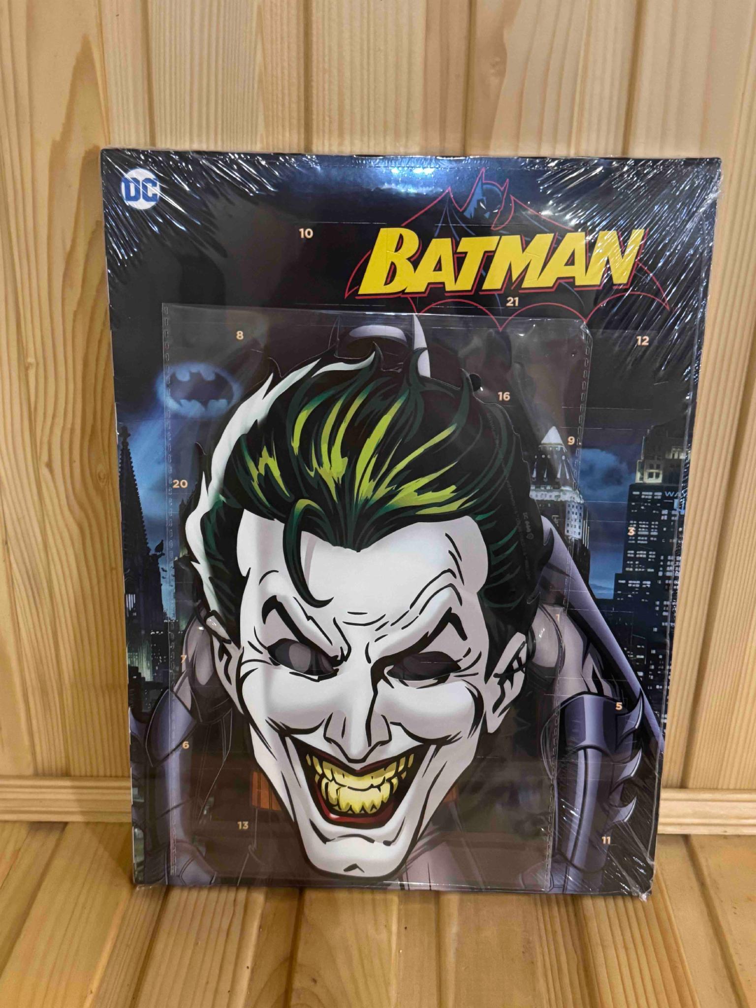 Адвент-календар BIP Batman з маскою Джокера та молочним шоколадом 80 г