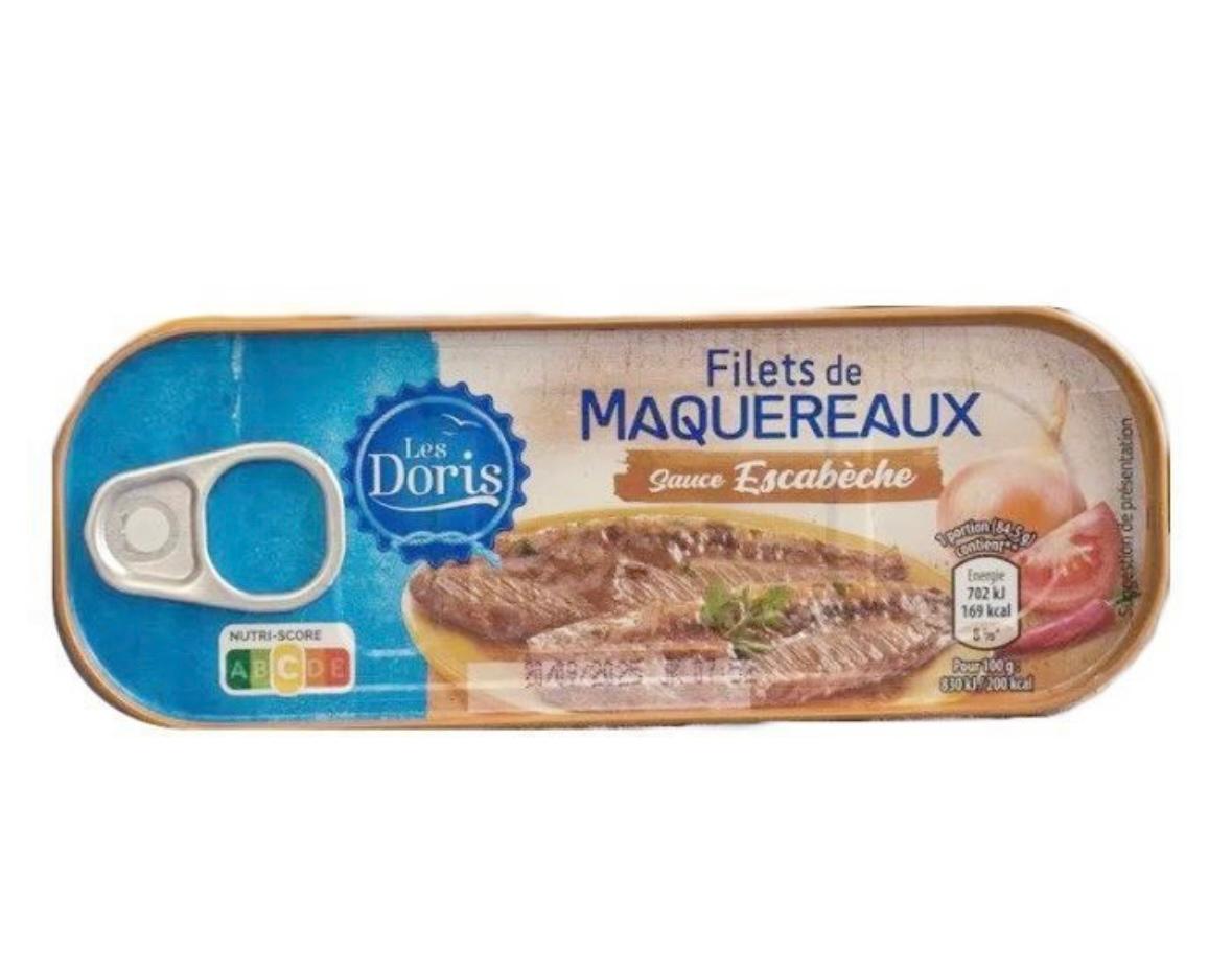 Філе макрелі Les Doris в соусі ескабаче 169 гр