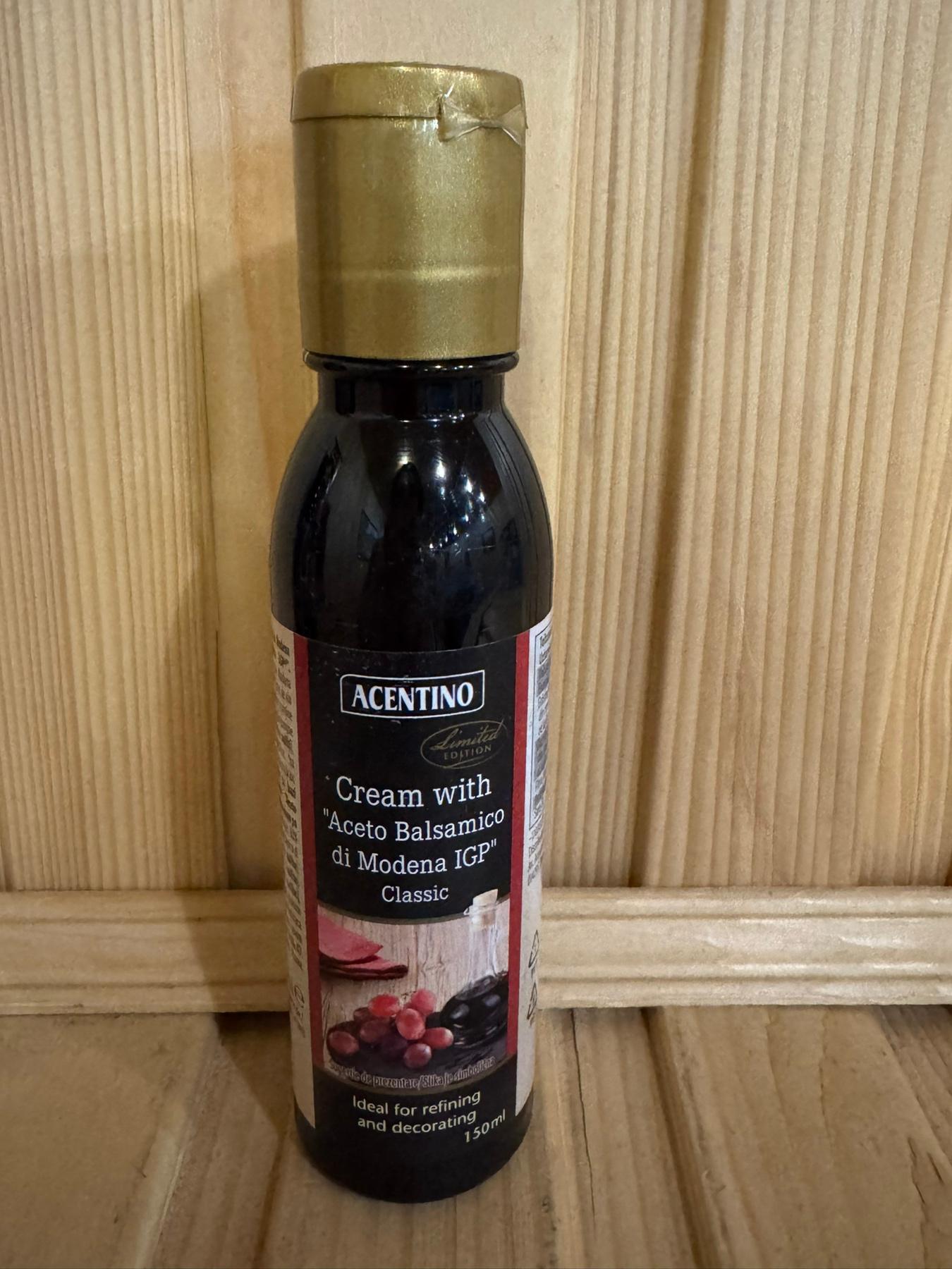 Крем-соус бальзамічний Acentino з оцтом Aceto Balsamico di Modena IGP Classic 150 мл