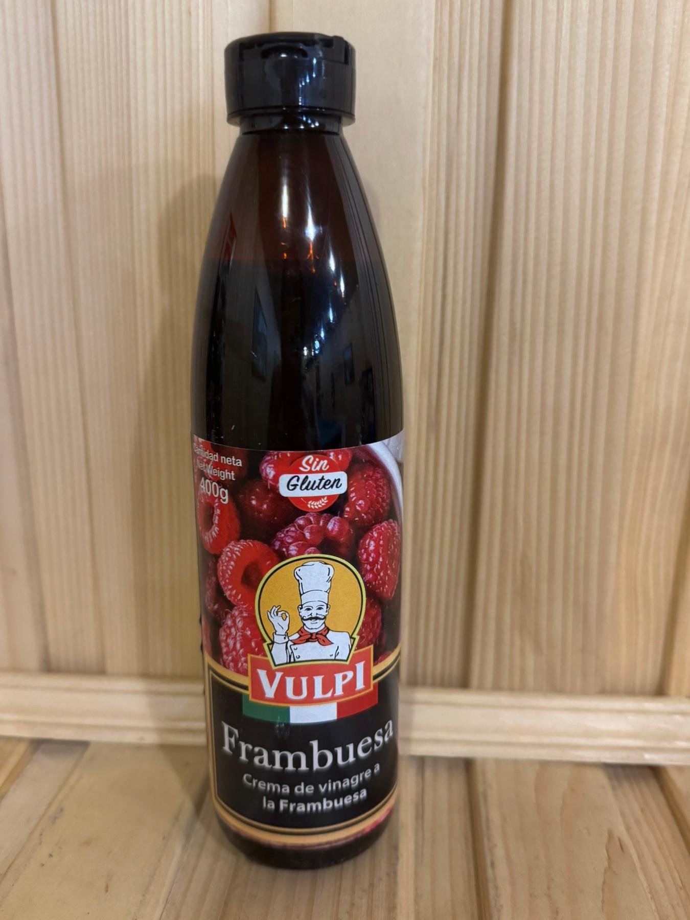 Бальзамічний соус-крем Vulpi Frambuesa Малиновий без глютену 400г