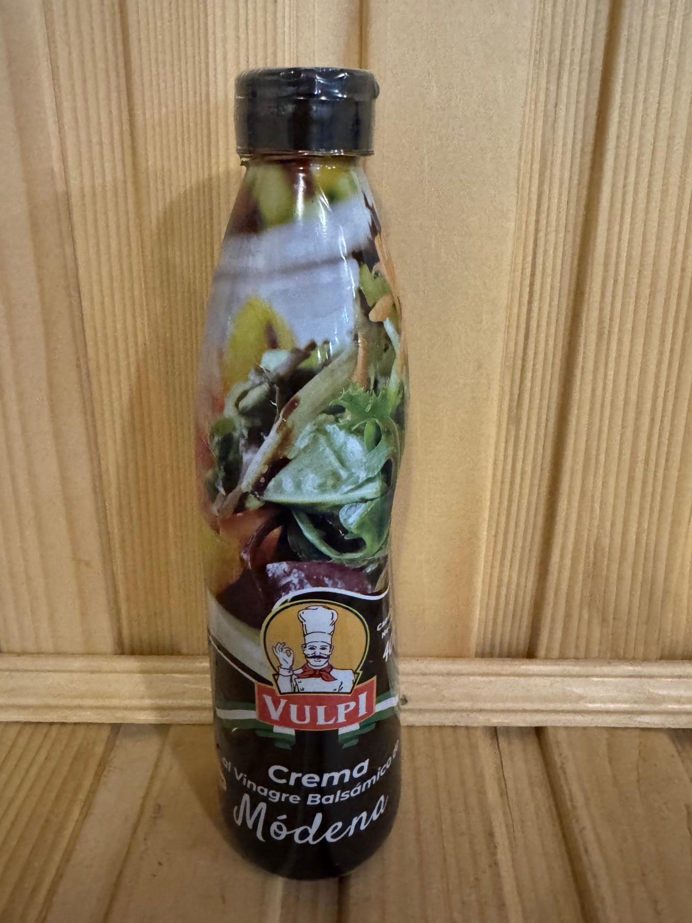 Бальзамічний соус-крем без глютену Vulpi Modena Виноградний 0% цукру 400гр