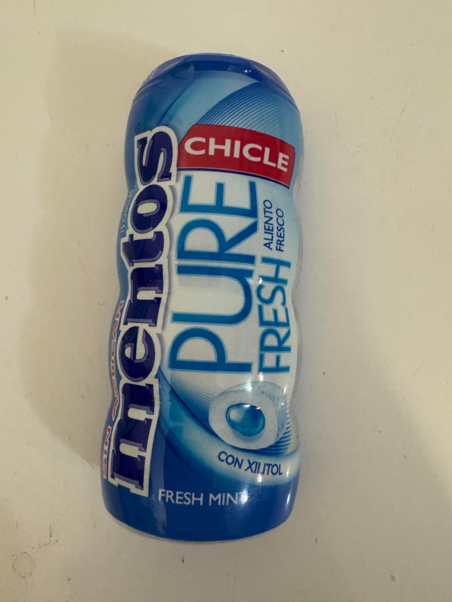 Жувальна гумка Mentos Pure Fresh зі смаком м'яти 56 г