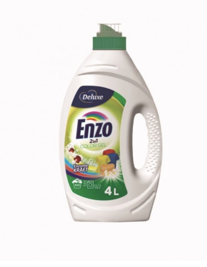 Гель для прання кольорових речей Deluxe Enzo 4 літри