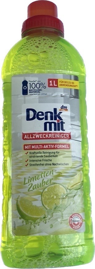 Засіб для миття підлоги Denkmit Свіжість лайму 1л.