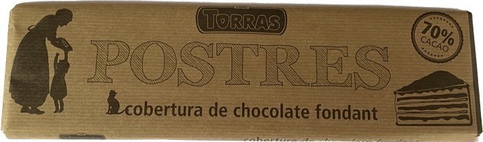 Шоколад чорний TORRAS какао 70% БЕЗ ГЛЮТЕНУ 300г