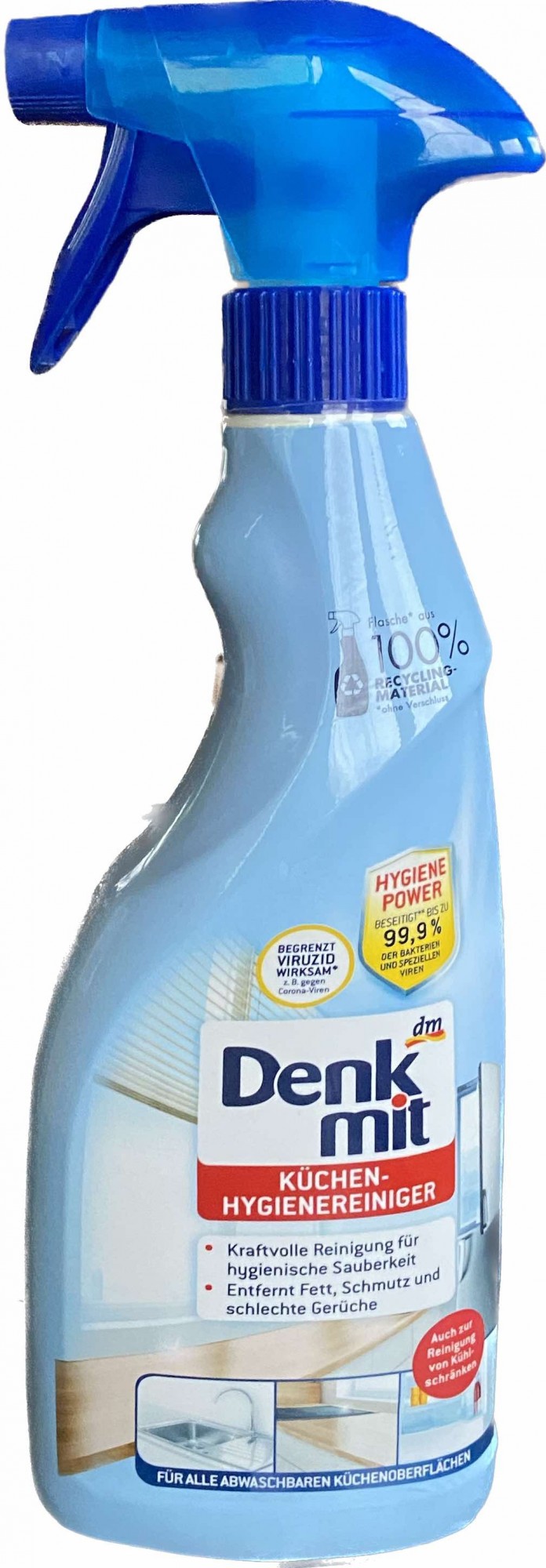 Denkmit Küchen-Hygiene Reiniger 99.9% Антибактеріальний спрей для кухні 750 мл