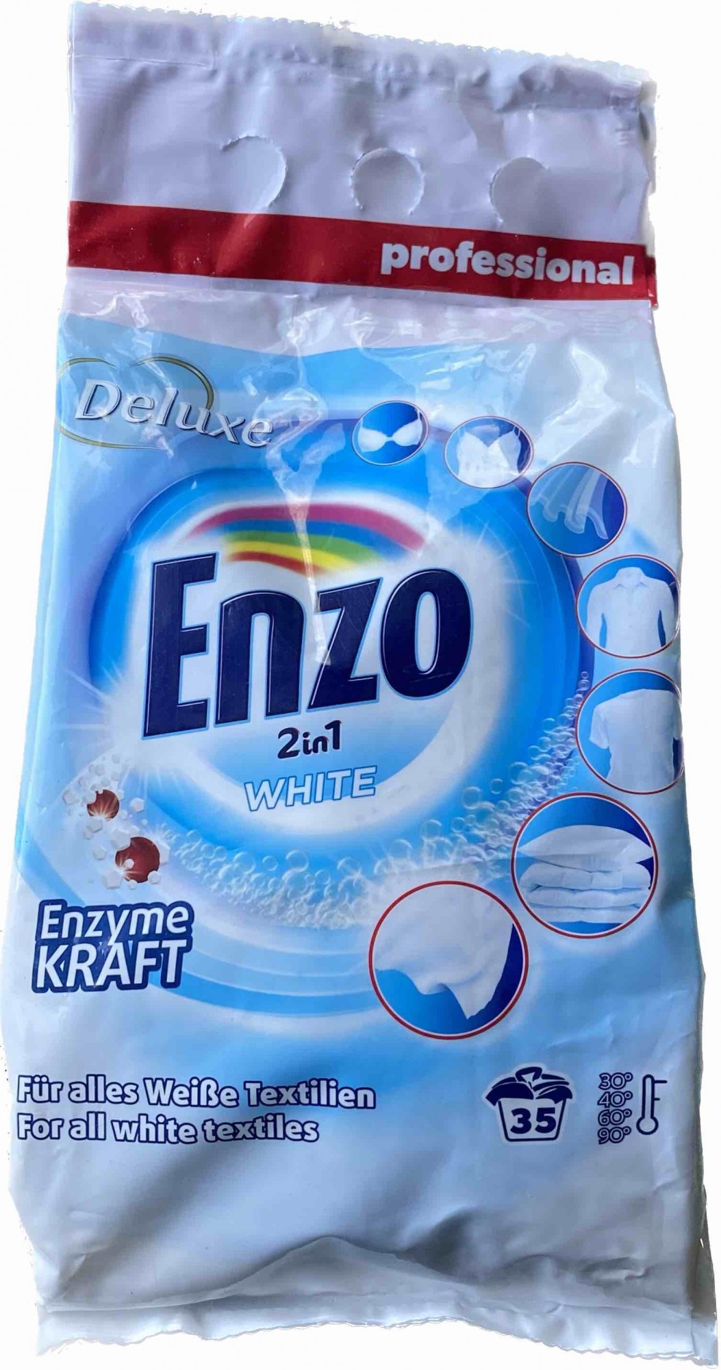 Порошок для білого Deluxe Enzo 35прань/2,45 kg