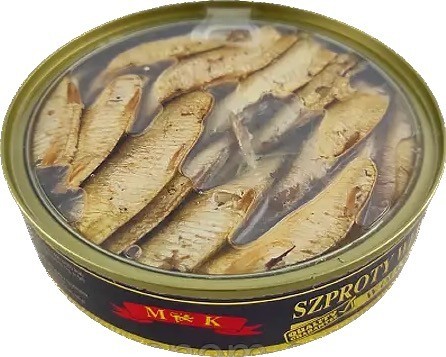 Шпроти в олії вікно М&К ж/б 160 гр.