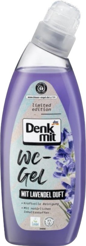 Гель для чищення унітазу Лаванда Denkmit 750 мл