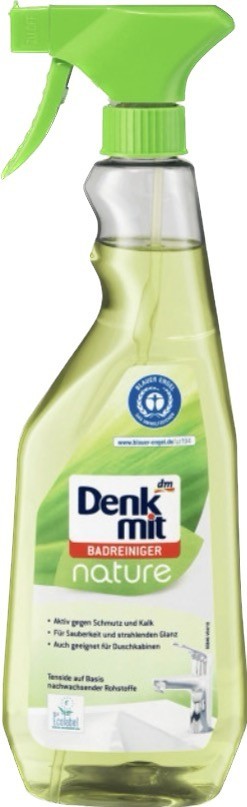 Засіб проти вапняного та мильного нальоту Denkmit Badreiniger Nature 750 мл