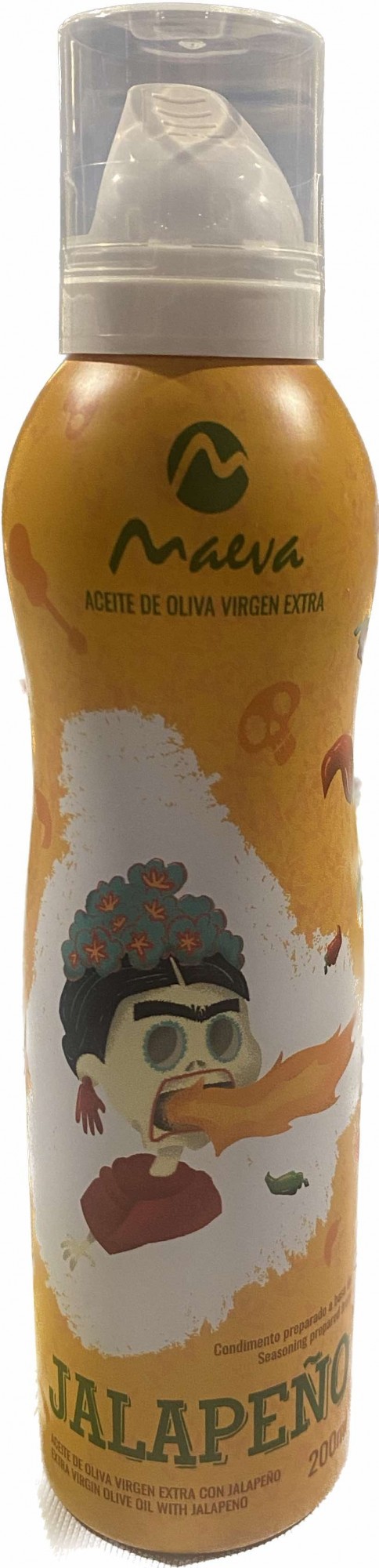 Оливкова олія з халапеньо перець Чілі Maeva Extra Virgen Jalapeño спрей 200мл