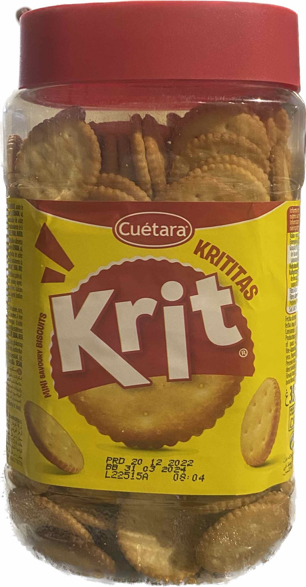 Крекер солений Cuetara Krit Krititas 350 г