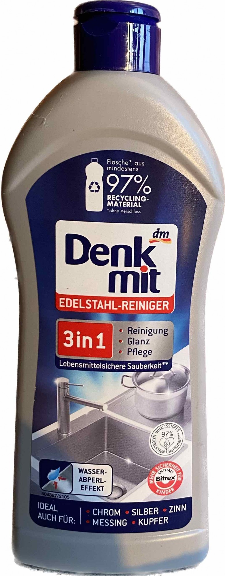 Засіб для чищення нержавіючої сталі Denkmit 300 мл