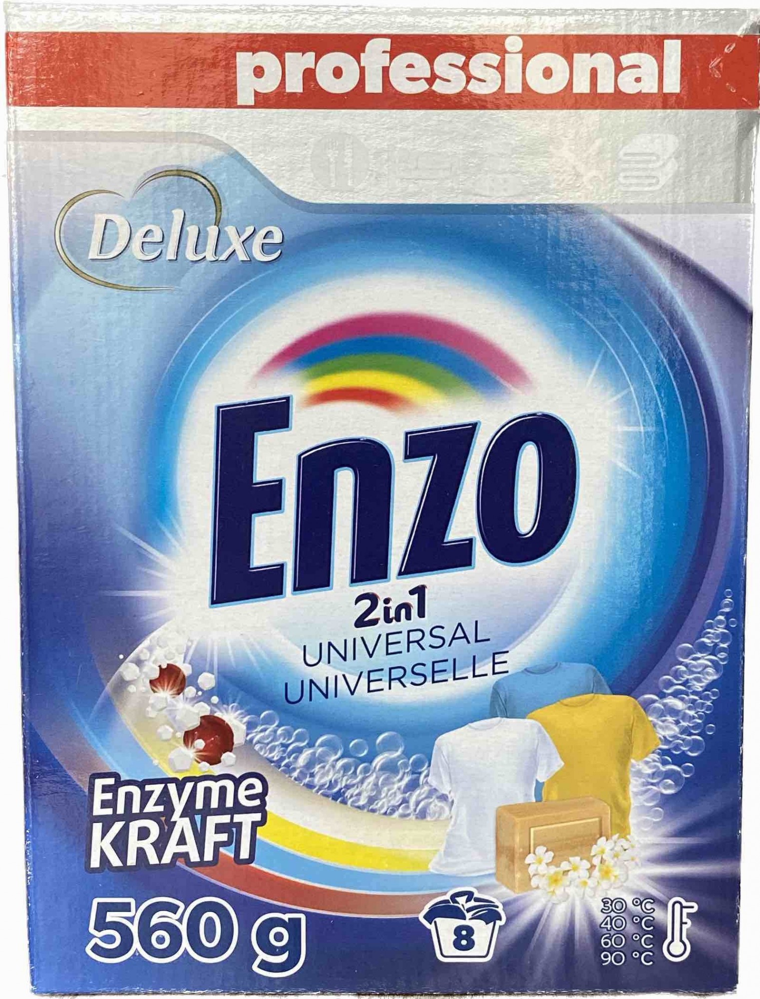 Порошок для прання універсальний Deluxe Enzo Uniwersal proszek 560г