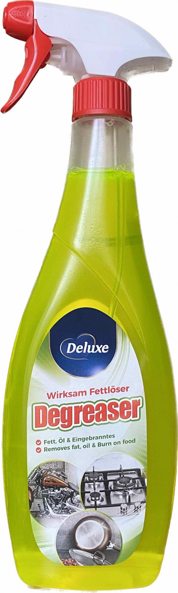 Засіб Deluxe спрей 750мл обезжирювач для всіх поверхонь