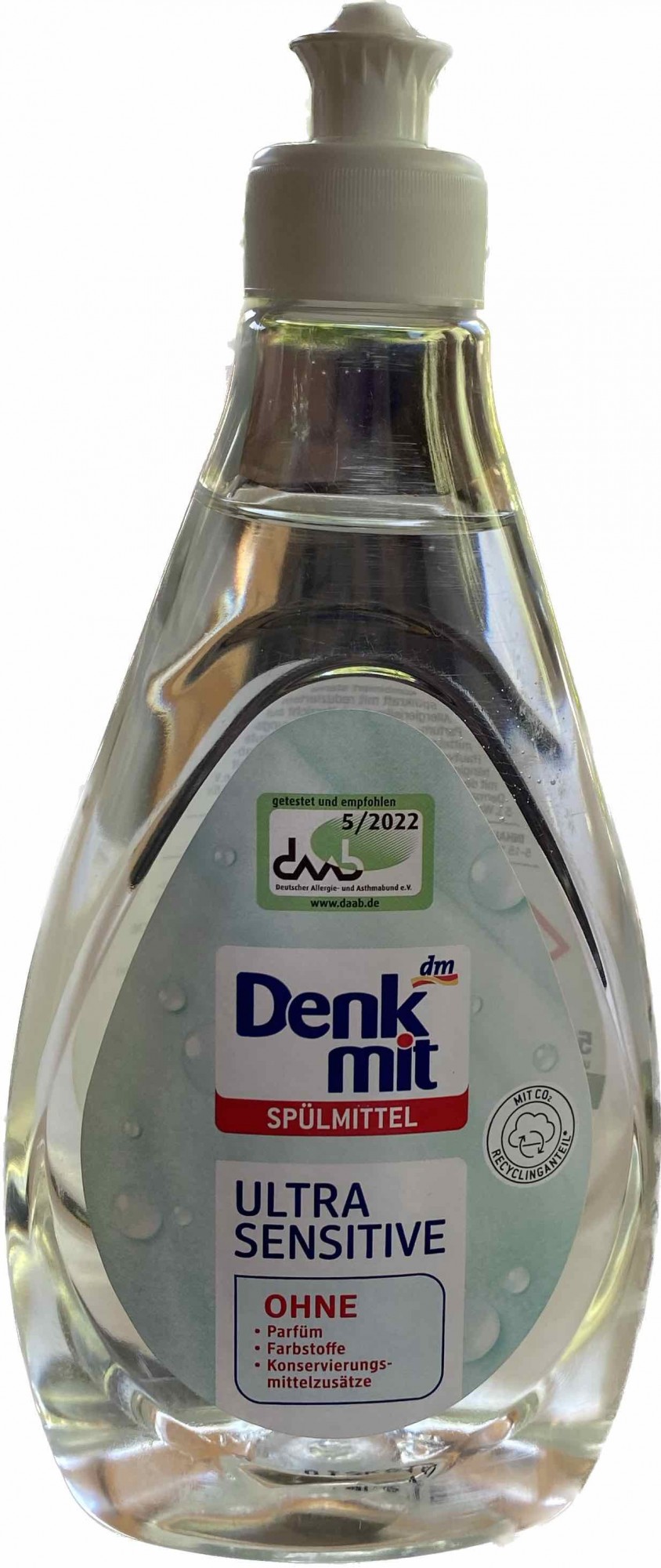 Гель для миття посуду Denk Mit Ultra Sensitive 500 мл