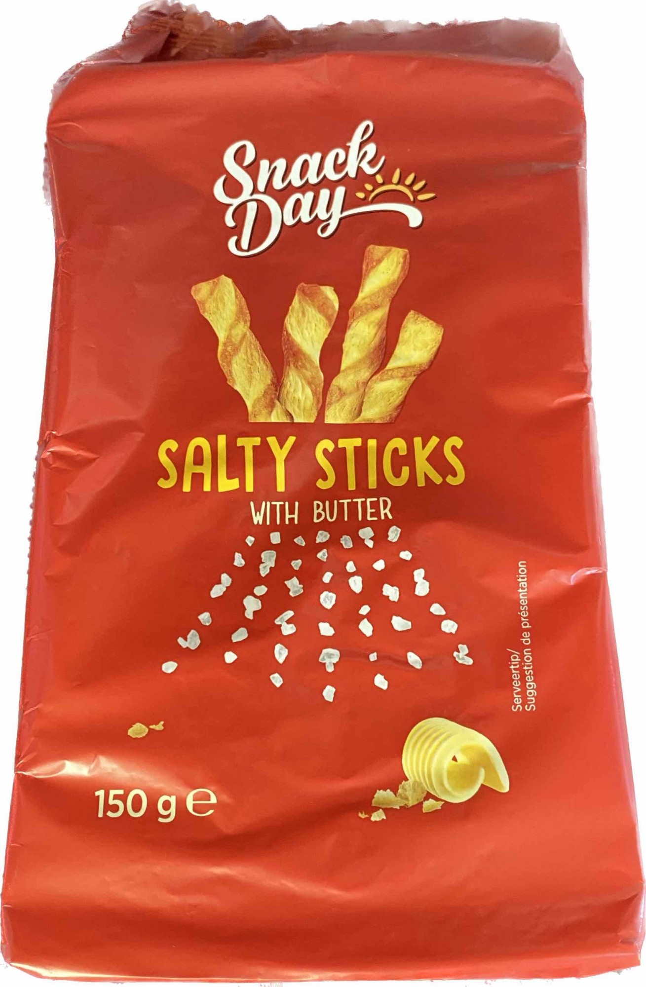 Соломка Снеки солені з маслом Snack Day Salty Sticks 150 гр