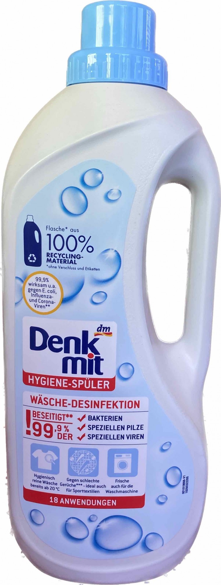 Ополіскувач гігієнічний без барвників і ароматизаторів DenkMit Hygiene-Spüler 1.5 л