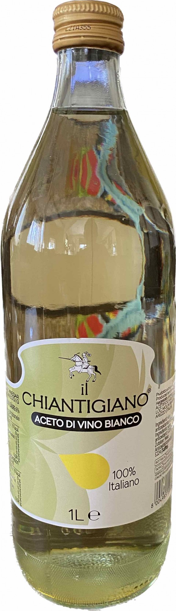 Винний оцет білий 6% il Chiantigiano Aceto di vino bianko 1 л