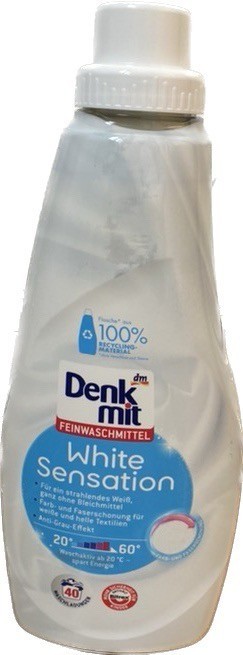 Гель для прання білих речей Denk mit White Sensation 1 л