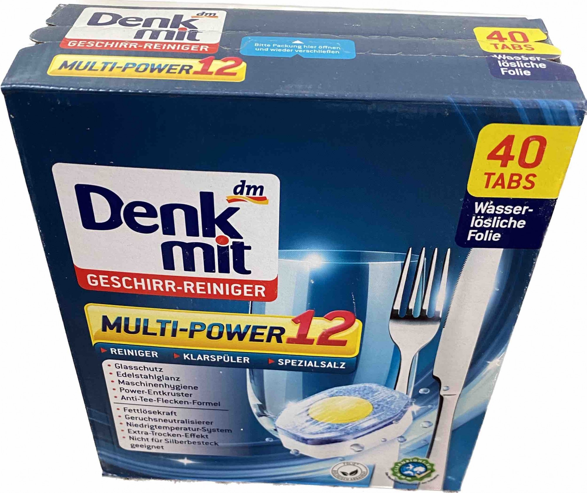 Таблетки для посудомийної машини Denkmit Multi-Power 12 in1 40шт