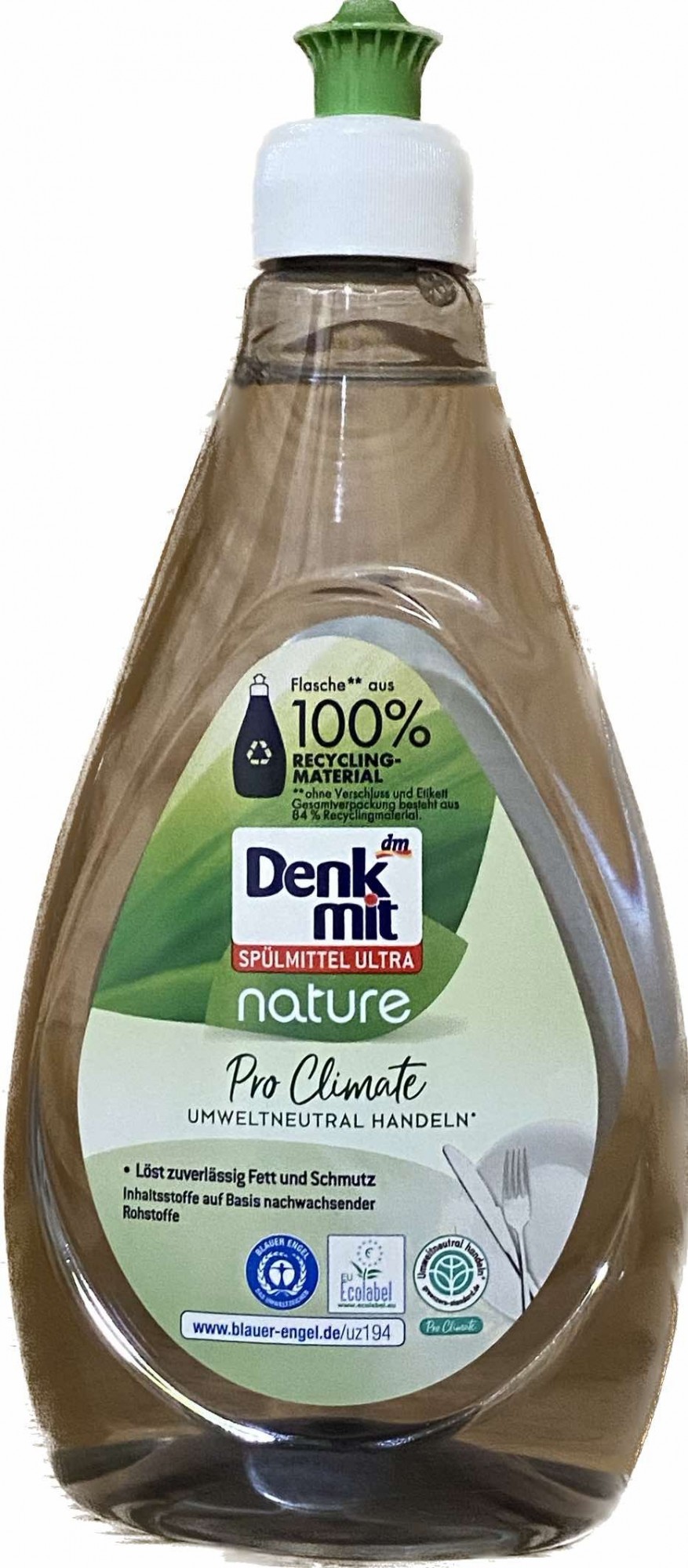 Засіб для миття посуду Denkmit безфосфатний Ultra Nature Pro Climate 500мл