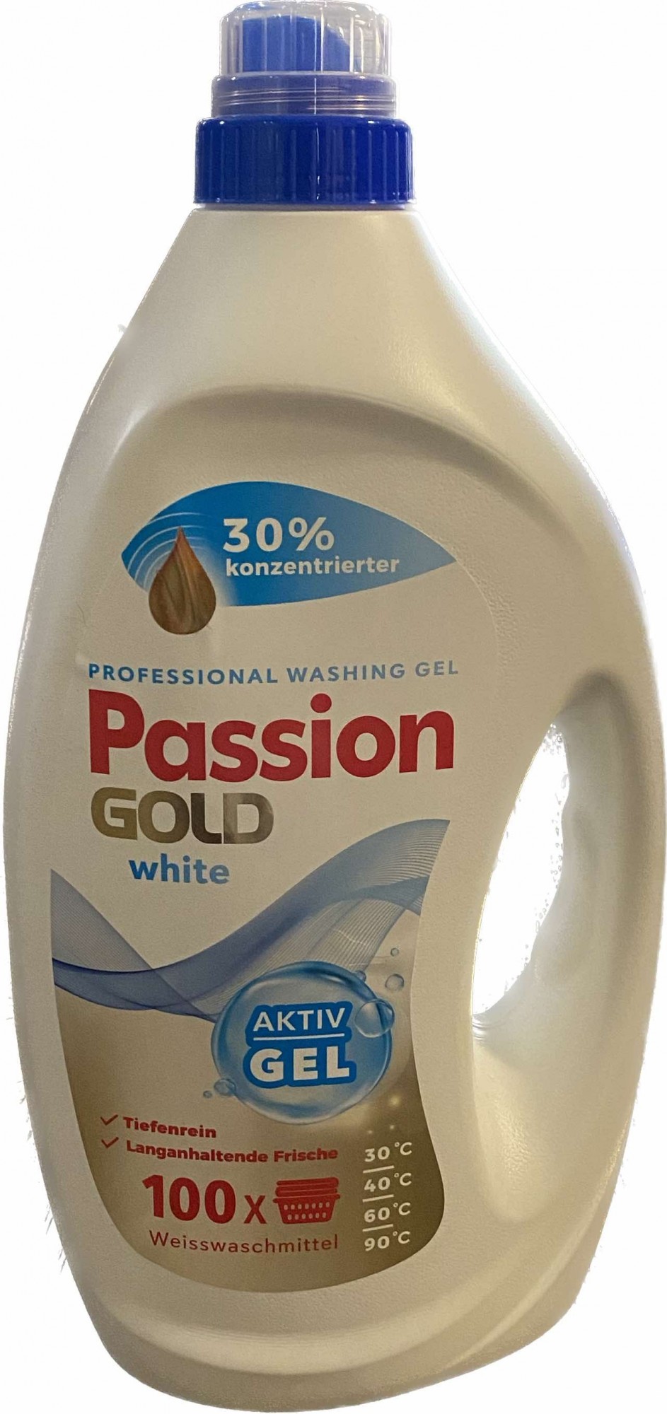 Гель для прання білих та світлих речей Passion Gold White Aktiv Gel 4l
