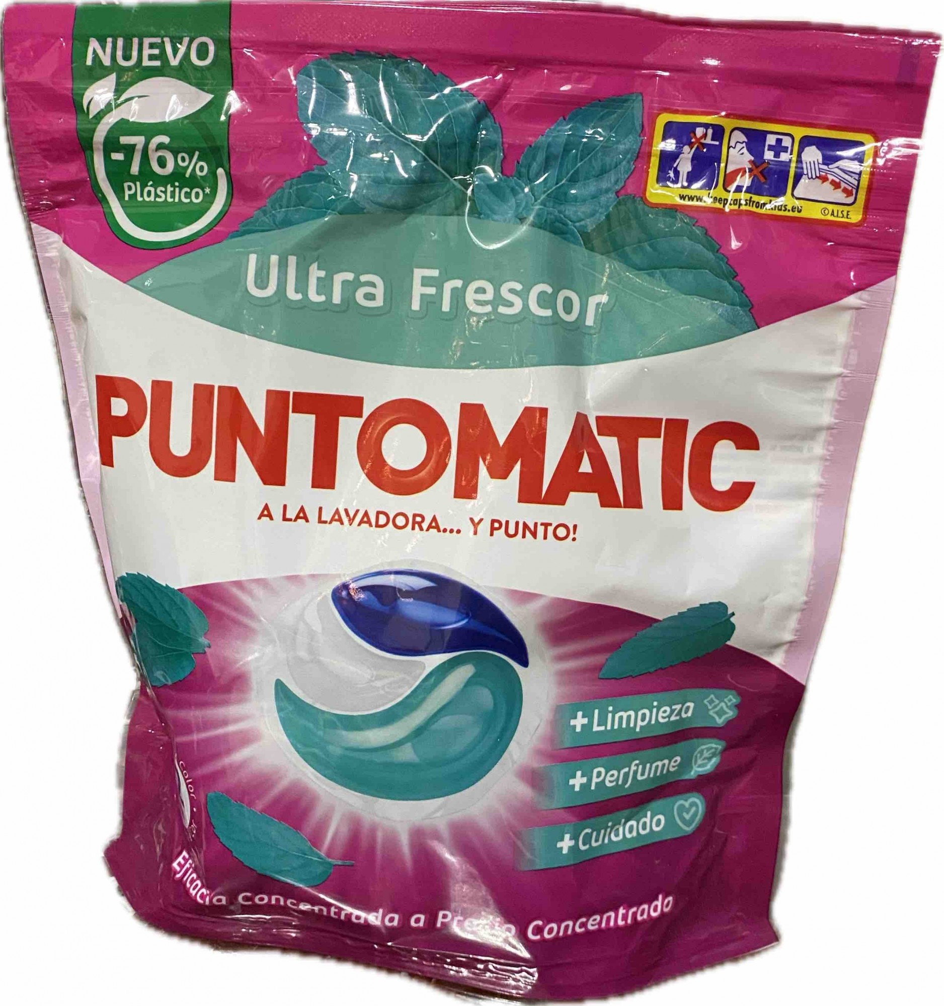 Капсули для прання Ультра свіжість Ultra Frescor PUNTOMATIC 22 штуки