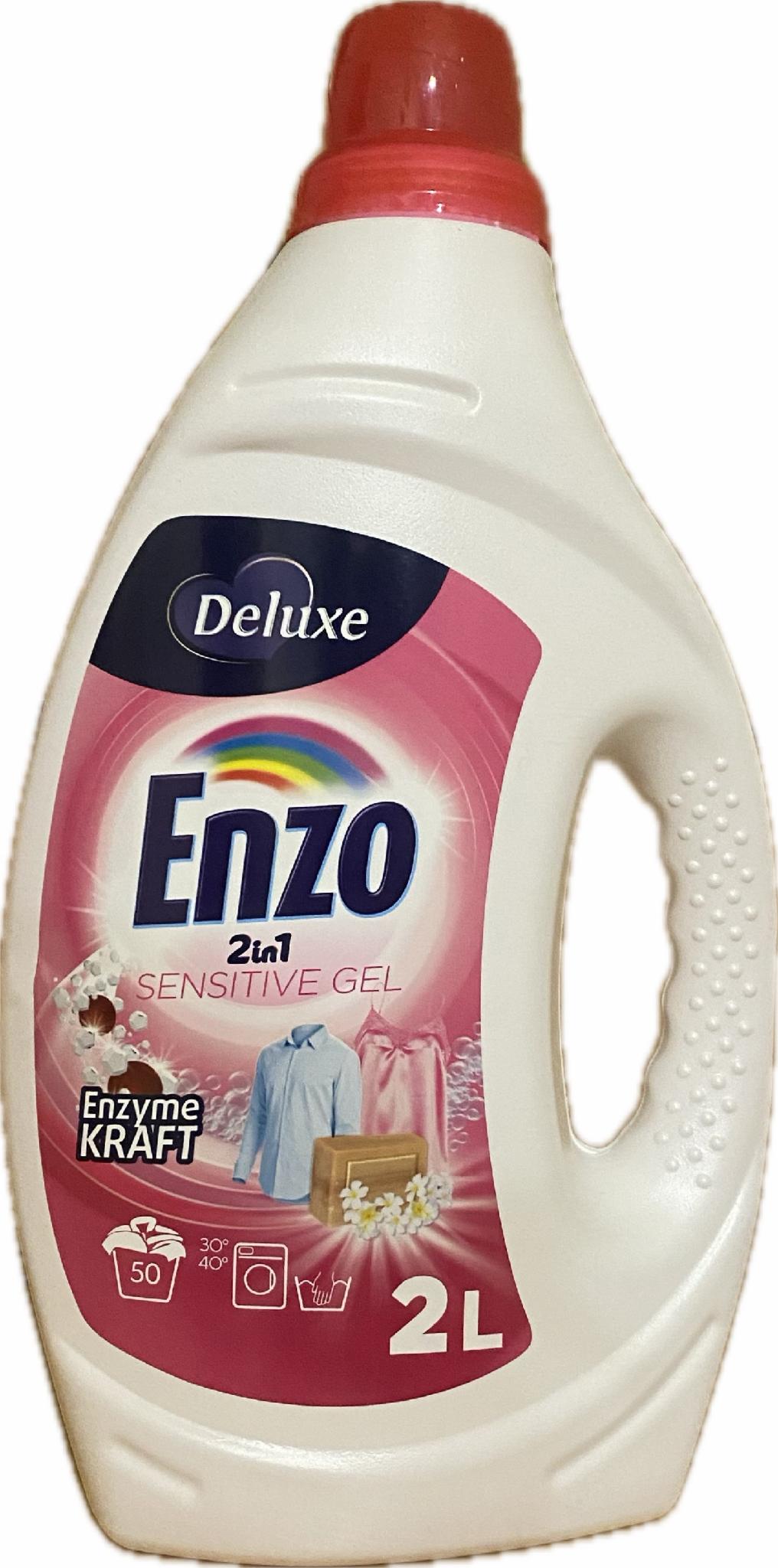 Гель для прання гіпоалергенний Deluxe Enzo Sensitive 2 л